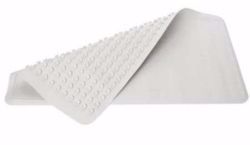 Picture of MAT BATH SAFTI-GRIP RUBBER WHT 22.25"X 22.25" (12 /CS)