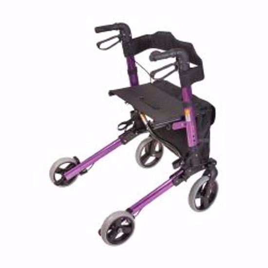 Picture of ROLLATOR HEALTHSMART GATEWAY FOLDING PUR ALUM