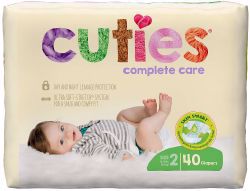Picture of DIAPER BABY CUTIES COMPLETE CARE JUMBO SZ2 (40/BG 4BG/CS)