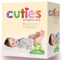 Picture of DIAPER BABY CUTIES COMPLETE CARE SZ2 (204/CS)
