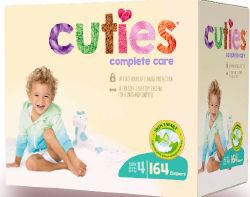 Picture of DIAPER BABY CUTIES COMPLETE CARE SZ4 (164/CS)