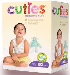 Picture of DIAPER BABY CUTIES COMPLETE CARE SZ5 (152/CS)