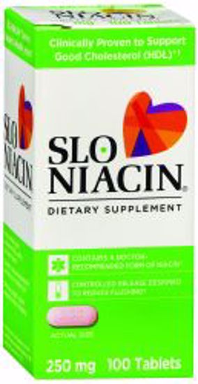 Picture of SLO-NIACIN TAB 250MG C/R (100/BT)