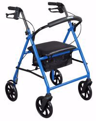 Picture of ROLLATOR STEEL W/8" WHEELS BLU