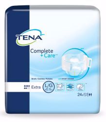 Picture of BRIEF TENA COMPLETE+CARE WETNESS INDICATOR LG (24/BG 3BG/CS