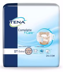 Picture of BRIEF TENA COMPLETE+CARE WETNESS INDICATOR XLG (24/BG 3BG/C