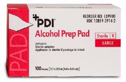 Picture of PAD ALCOHOL PREP STR LG (100/BX)