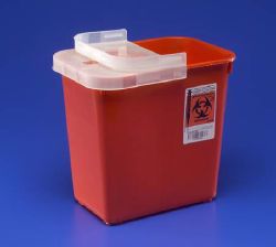 Picture of CONTAINER SHARPS OR RED 2GL (20/CS)8990 KENDAL