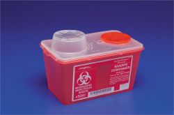 Picture of CONTAINER SHARPS RED 14QT (10CS) 676137 KENDAL