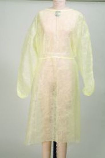 Picture of GOWN ISO FULL ELASCUF LF YLW (50/CS)