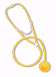 Picture of STETHOSCOPE NURSE DISP YLW
