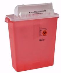 Picture of CONTAINER SHARPS TRNSP RED 3GL (10/CS)8537 KENDAL