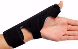 Picture of THUMB SPLINT PERF SUEDE W/FLANNEL LINER UNIV 7