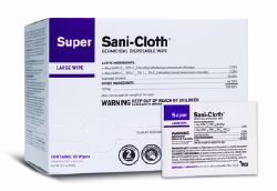 Picture of WIPE SANICLOTH GERMICIDE IND WRAP 5X8 (50/BX)