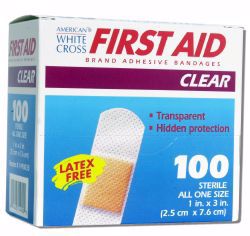 Picture of BANDAGE ADHSV CLR 3/4"X3" (100/BX) DERSCI