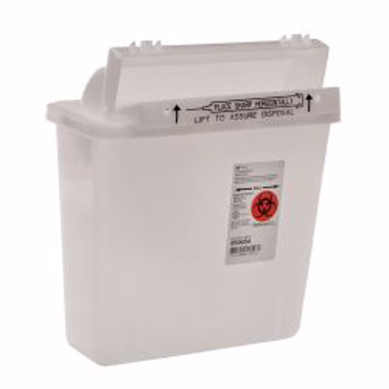 Picture of CONTAINER SHARPS CLR W/LID 5QT (20/CS) 8506 KENDAL