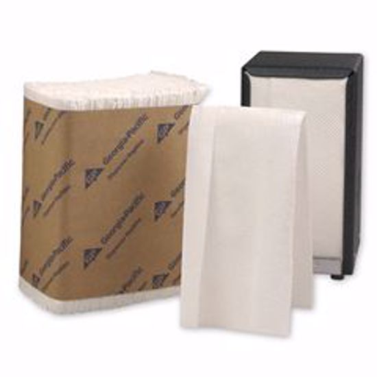 Picture of NAPKIN DISPENSER TALL-FOLD WHT (40PK/CS)