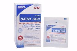 Picture of PAD GZE 2"X2" 12PLY STR (100/BX)