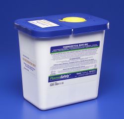 Picture of CONTAINER PHARMA WASTE W/HINGED LID 2GL (20/CS) KENDAL