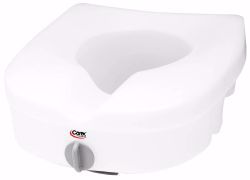 Picture of SEAT TOILET RAISED E-Z LOCK(2/CS)