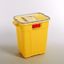 Picture of CONTAINER SHARPS CHEMO SLIDE YLW 9GL(8/CS)
