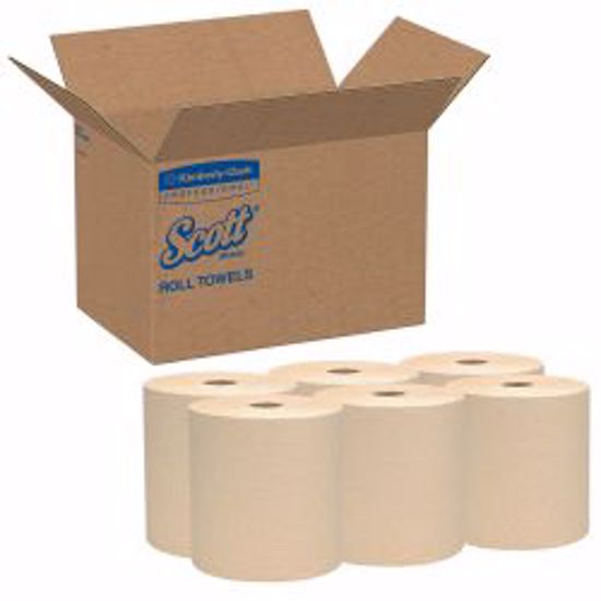 Picture of TOWEL PAPER BRN HARD RL (800'/RL) KIMCON