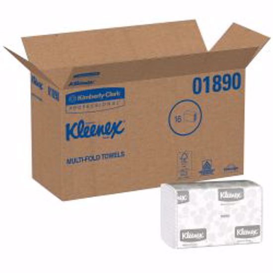 Picture of TOWEL PAPER KLEENEX MULTI-FOLD WHT (150/PK 16PK/C KIMCON