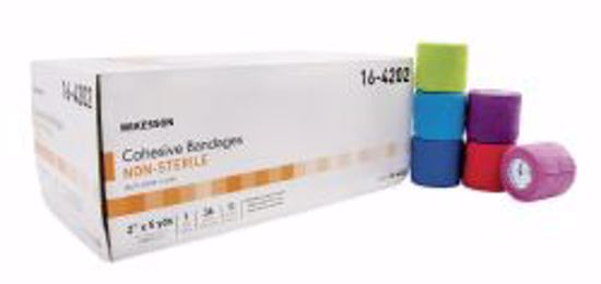 Picture of BANDAGE COHESIVE N/S COLORPK 2" (36PK/CS)