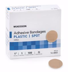 Picture of BANDAGE ADHSV SHR SPOT 1" (100/BX 24BX/CS)