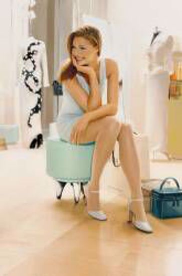 Picture of STOCKING KNEE HIGH SILKY BGE LG