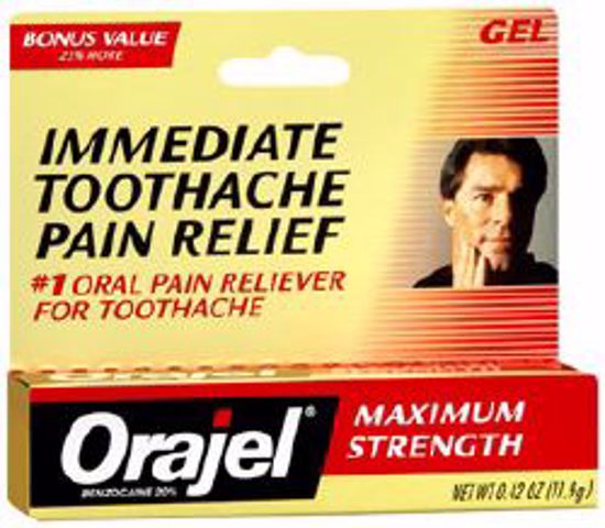 Picture of ORAJEL GEL 20% 0.42OZ