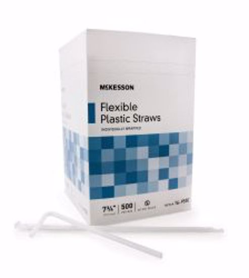 Picture of STRAW PLASTIC FLEX WRAP LF (500/BX 20BX/CS)