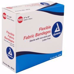 Picture of BANDAGE ECON ADHSV STR 1"X3" (100/BX 24BX/CS)