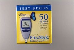 Picture of TEST STRIP BLD GLUC FREE STYLE (50/BX)
