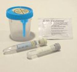 Picture of COLLECTION KIT URINE PLAST TB4ML 13"X75" (50/CS)