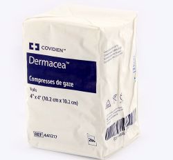 Picture of SPONGE GZE DERMACEA 4"X4" 8PLY (200/BG 20BG/CS) KENDAL