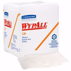 Picture of WIPER WYPALL 1/4 FOLD WHT (90/PK 12PK/CS)