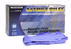 Picture of GLOVE EXAM NITRL PF NITRL911EC LF MED (50/BX 10BX