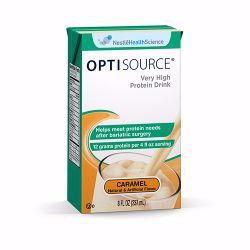 Picture of OPTISOURCE HIGH PROTEIN CARAMEL 8OZ (27/CS)
