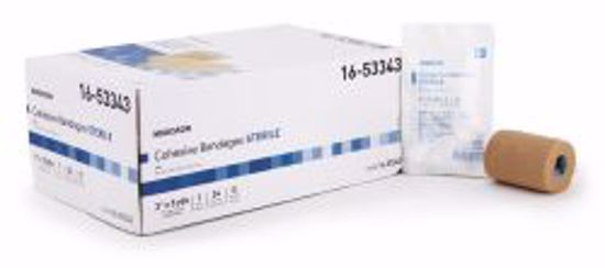 Picture of BANDAGE COHESIVE STR LF TAN 3" (24/CS)