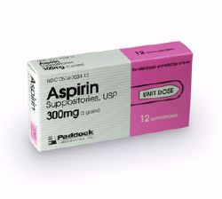 Picture of ASPIRIN SUP 300MG (12/PK) 9PADD