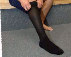 Picture of LEGWEAR MEN KNEE-HI 15-20 LG BLK