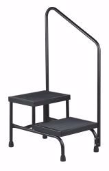 Picture of STOOL 2STEP W/HNDRAIL 600LB CAPACITY 2PCS