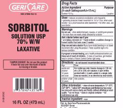 Picture of SORBITOL SOL 70% 16OZ (12BT/CS)