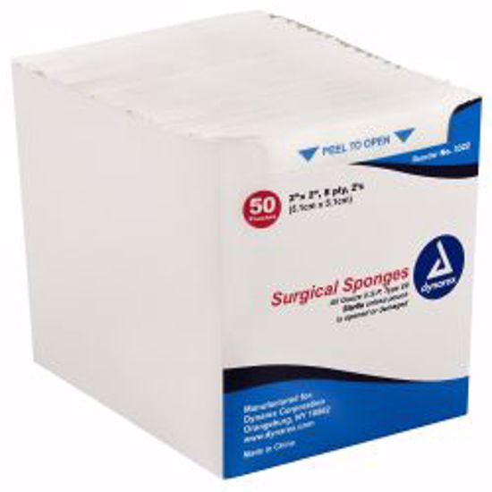 Picture of GAUZE 2X2 8PLY STR (2/PK 50PK/BX 30BX/CS)