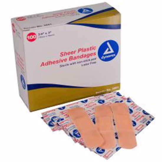 Picture of BANDAGE ADHSV STRIP.75X3 STR (100/BX 24BX/CS)