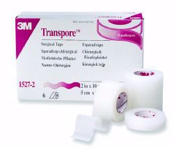 Picture of TAPE ADHSV TRANSPORE 1/2"X10YDS (24RL/BX)