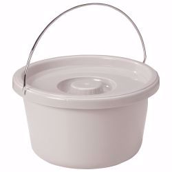 Picture of BUCKET COMMODE W/METAL HNDL &CYR 7.5 QT