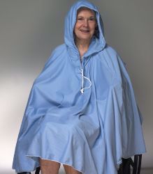 Picture of PONCHO SHOWER W/HOOD/LNG BACK