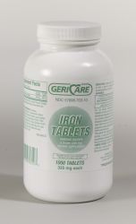 Picture of FERROUS SULFATE TAB 325MG (1000/BT 12BT/CS)